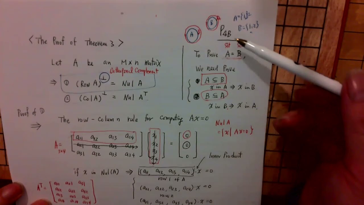 video Orthogonality Part2