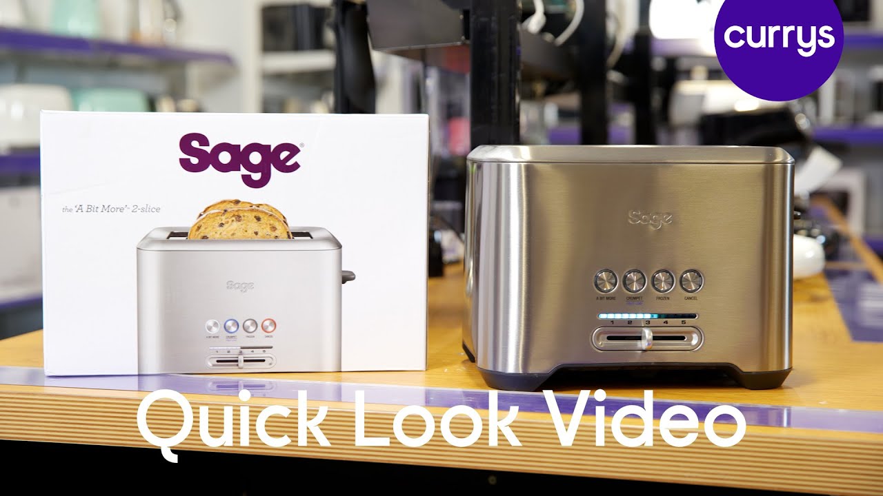SAGE A Bit More 2-Slice Toaster - Quick Look