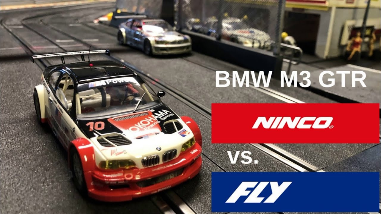 FLY vs. NINCO : BMW M3 GTR slot cars