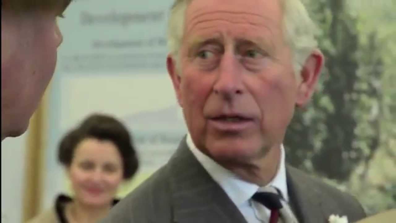 Prince Charles zu Besuch bei den Hohenloher Bauern.
