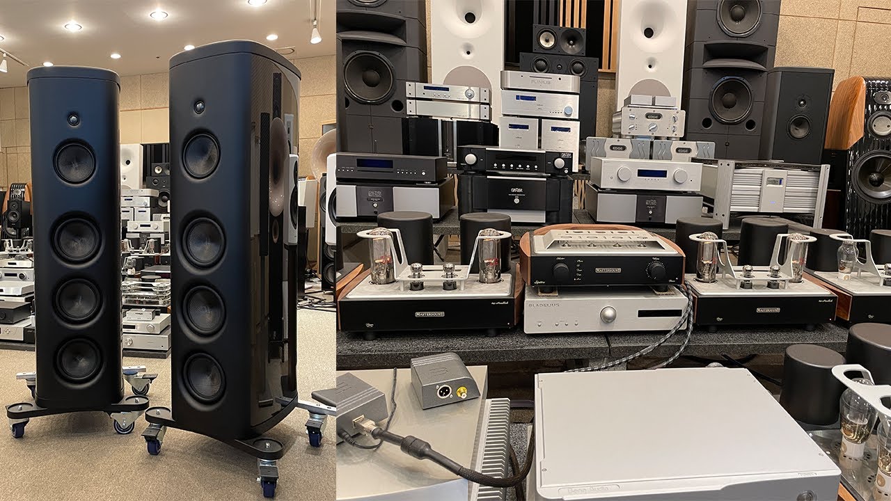 Magico 매지코 M3 & MasterSound 마스터사운드 MonoBlock 845 파워앰프 Spettro 프리앰프 매칭