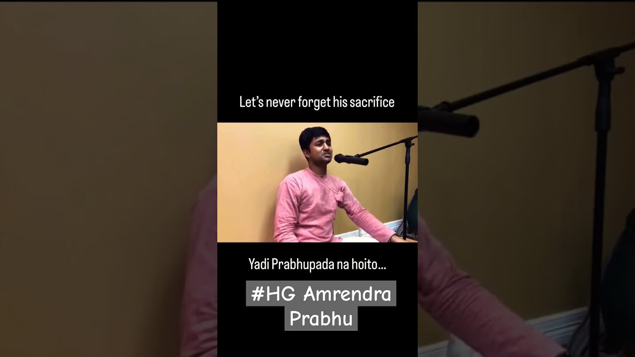 #Amrendra Prabhu crying #iskcon #amrendraprabhu #amrendradas #radhakrishna  #prabhupada