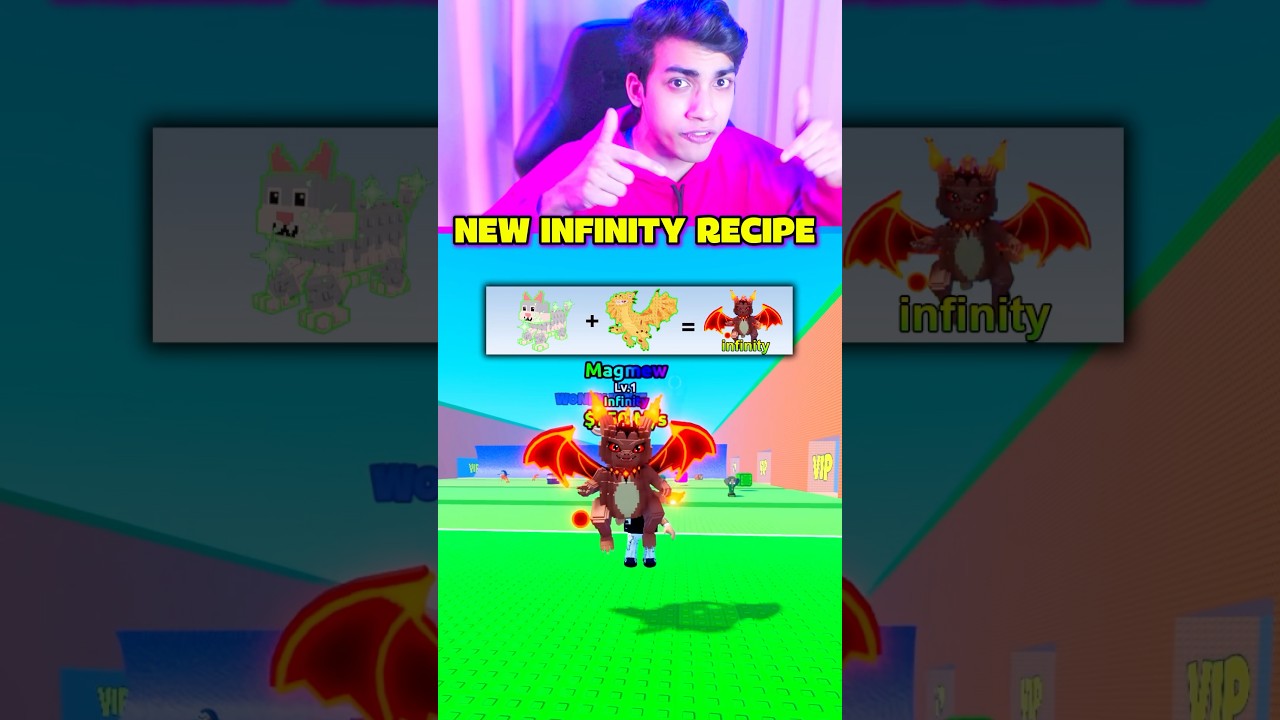 NEW INFINITY MAGMEW RECIPE IN ESCAPE TSUNAMI FOR BRAINROTS 😭