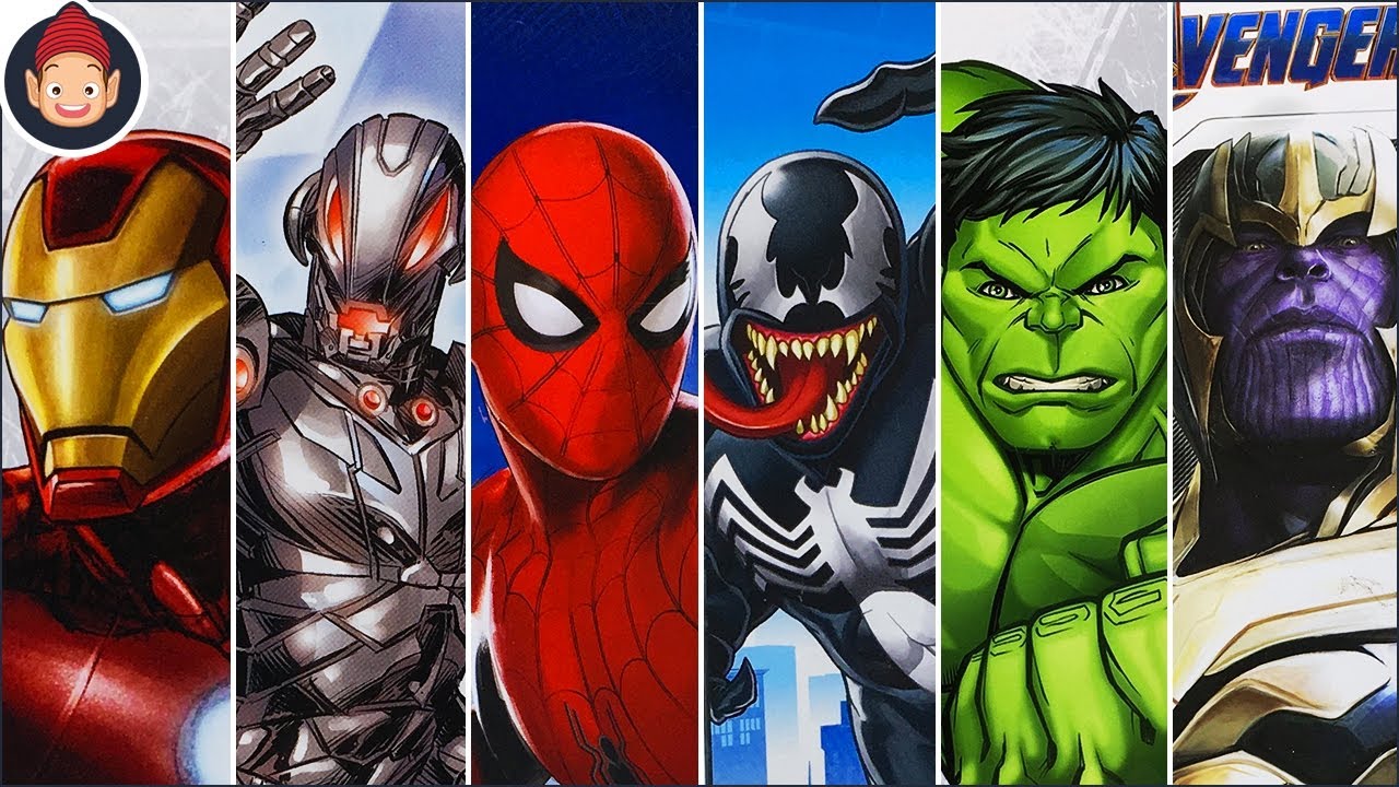 Titan Hero Series Toys - Iron Man Hulk Spider-Man Thanos Venom Ultron 12