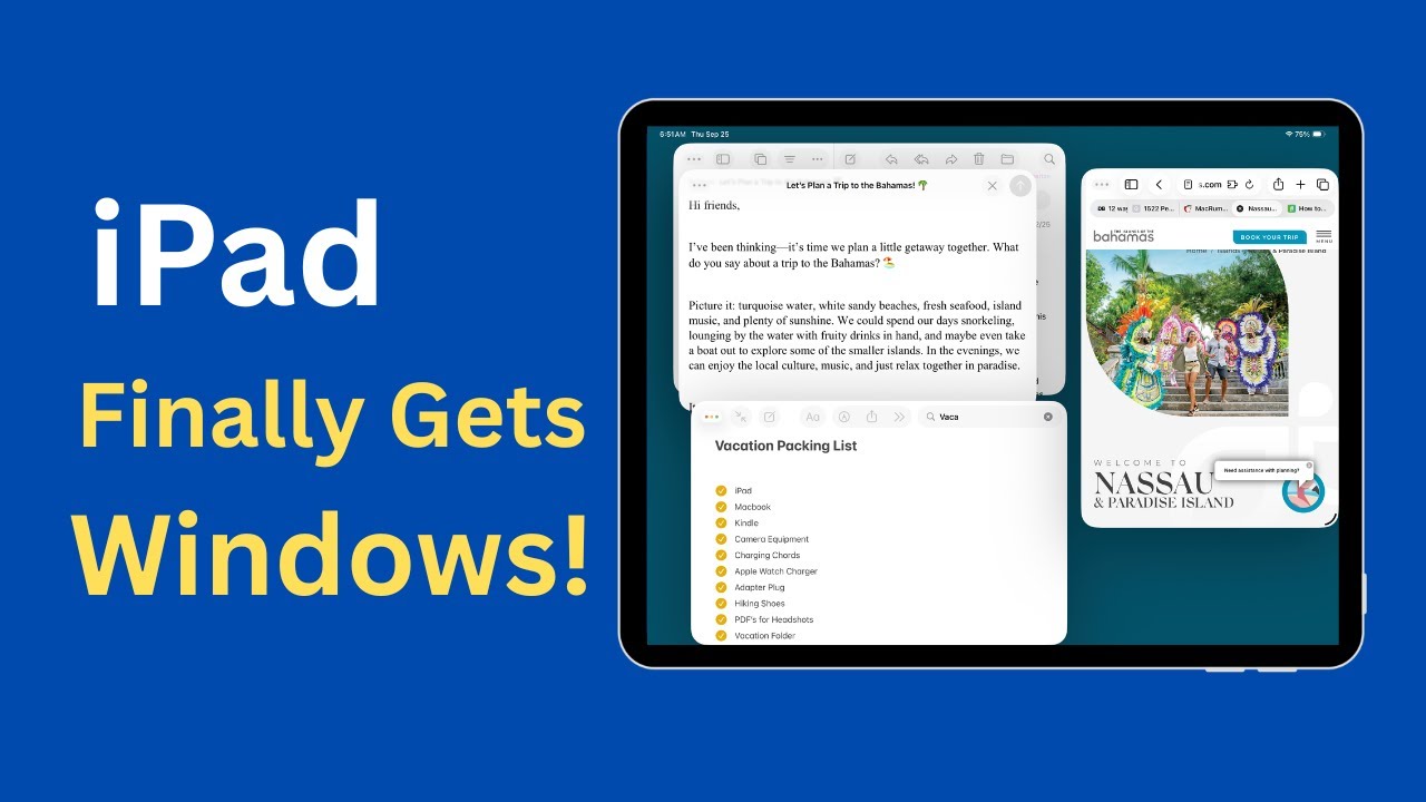 iPadOS 26: How to Use the New Windows Feature (Step-by-Step for Seniors)