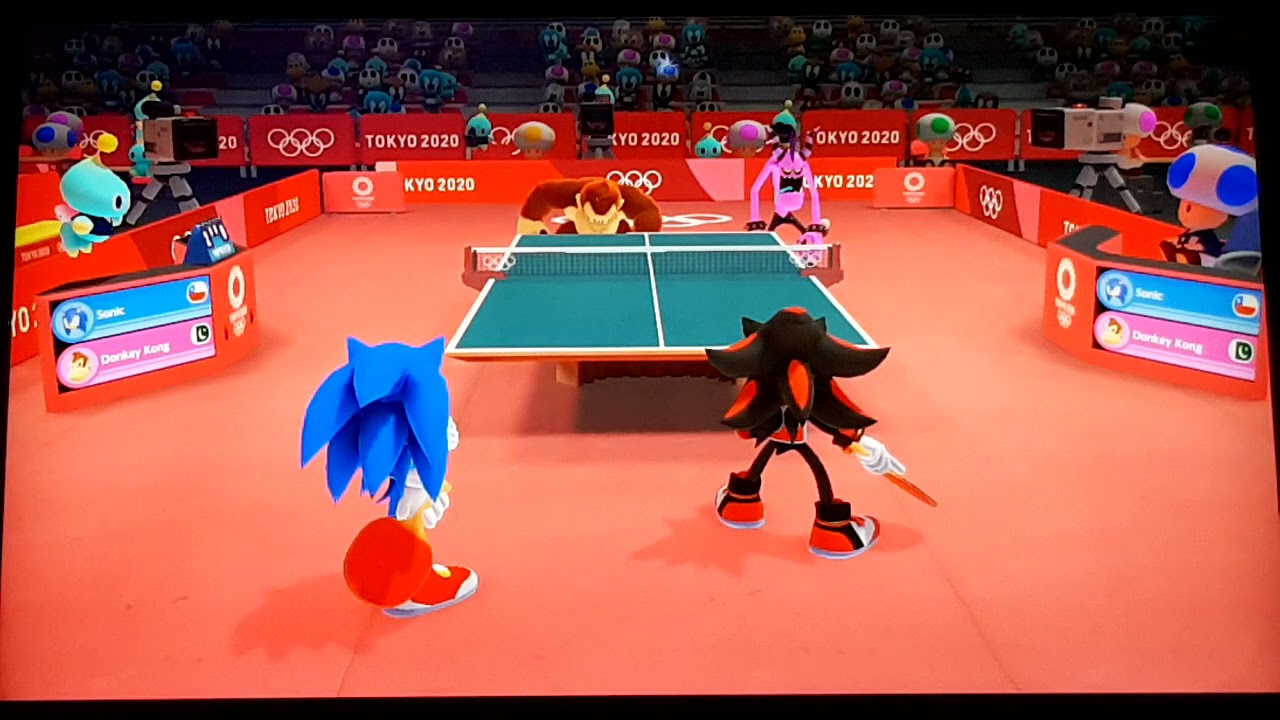 Mario & Sonic Tokyo 2020 Table Tennis Doubles 052 (Team Sonic)