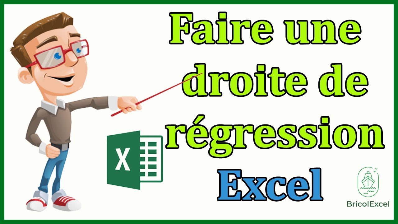 Comment faire une droite de r&eacute;gression sur Excel