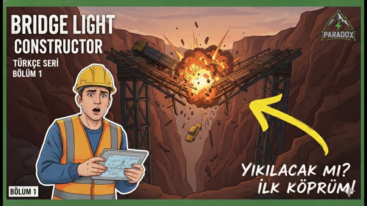 Bridge Constructor | 1. Bölüm | Mühendislik Faciası Başlıyor!