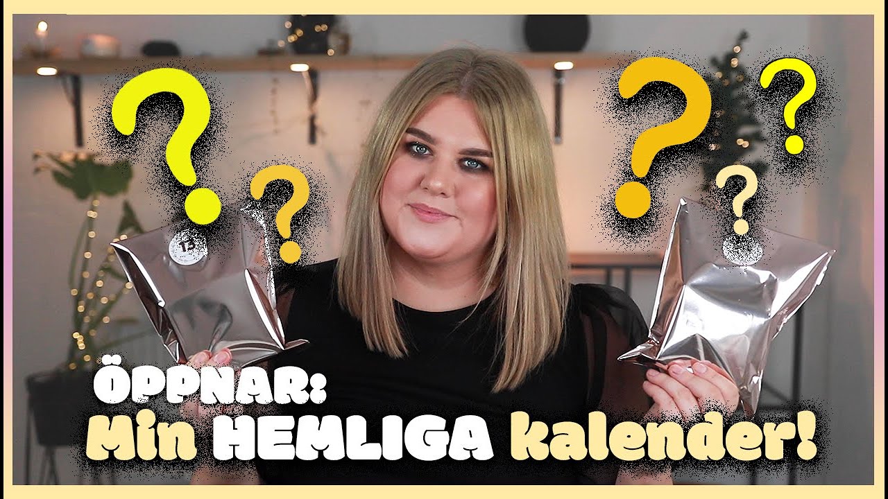 &Ouml;ppnar min HEMLIGA ADVENTSKALENDER! | #julmys
