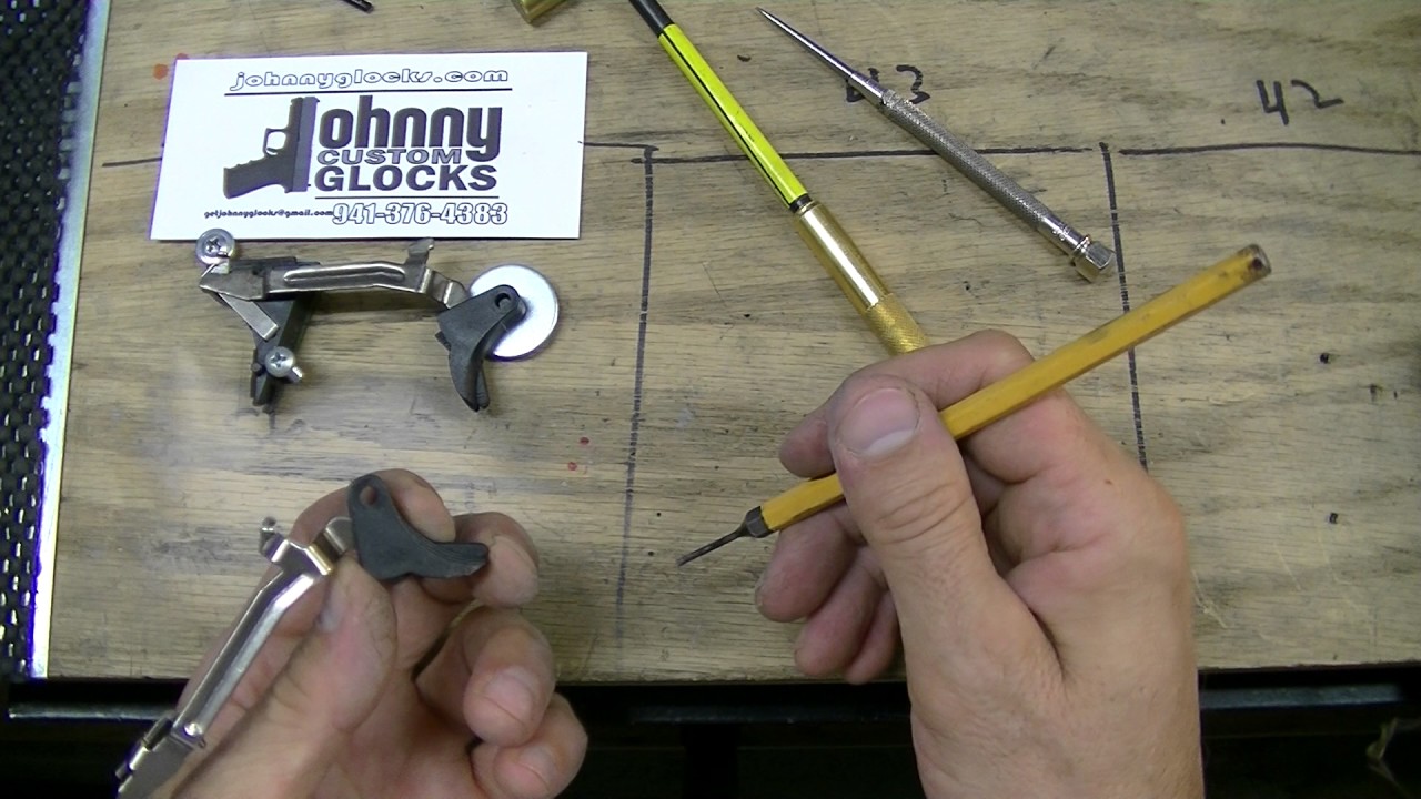 Glock Trigger Shoe removal EDUCATIONAL ONLY