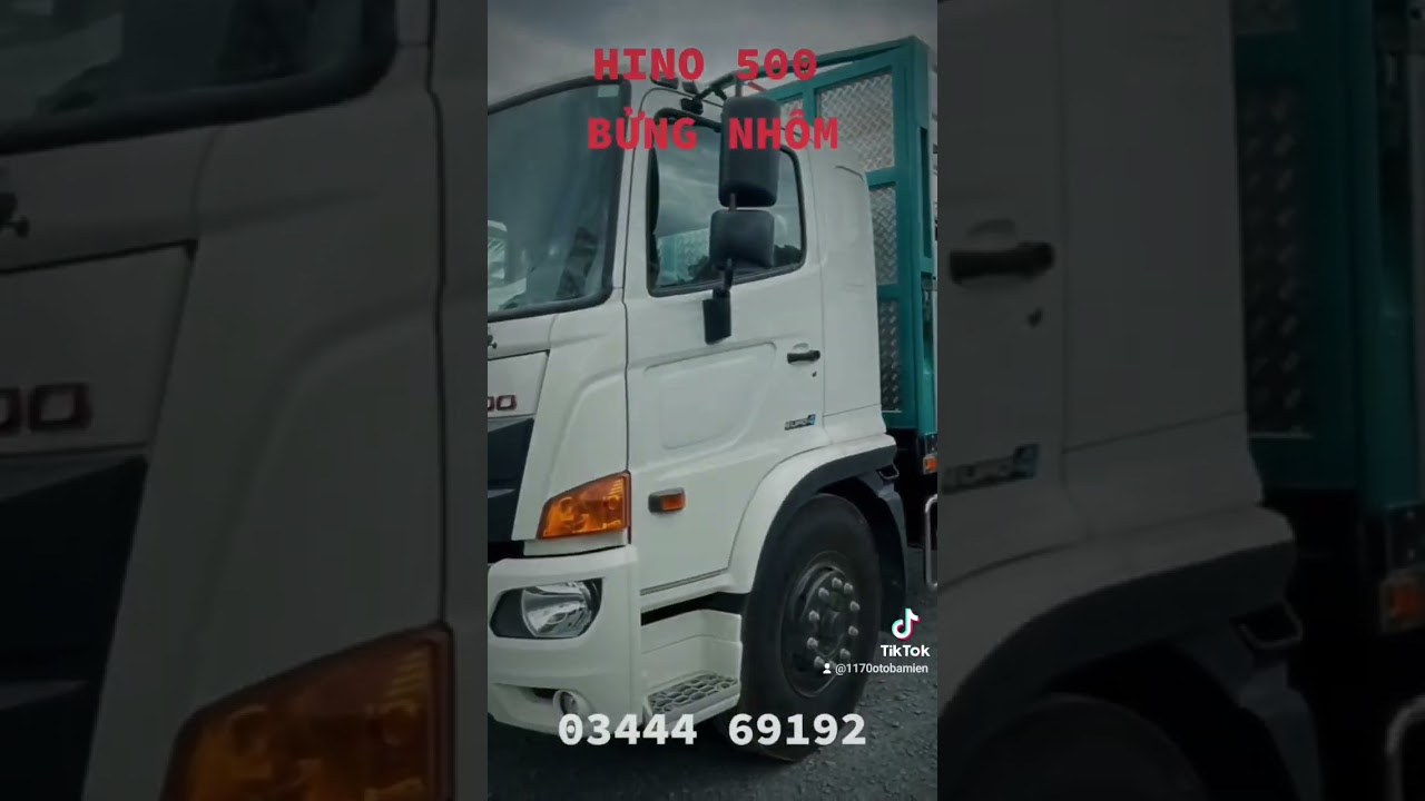 HINO500 FG 8tan Th&ugrave;ng bạt bửng Nh&ocirc;m #hino #hino500fg #hino8tan #hino8t #hinobungnhom #thegioiototai