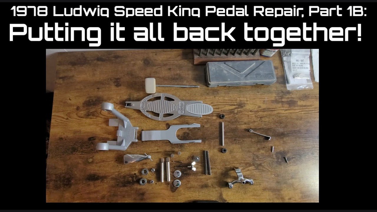 1978 Ludwig Speed King, Part 1B: Putting it all back together!