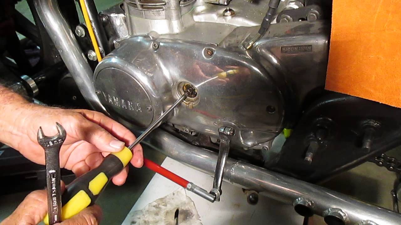 xs650 clutch  adjustment