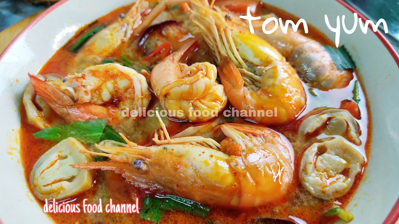 របៀបធ្វើតុងយាំបង្កងបង្គាឱ្យឆ្ងាញ់ ពណ៌ស្រស់ស្អាត តាមរូបមន្តពិសេស Delicious food channel