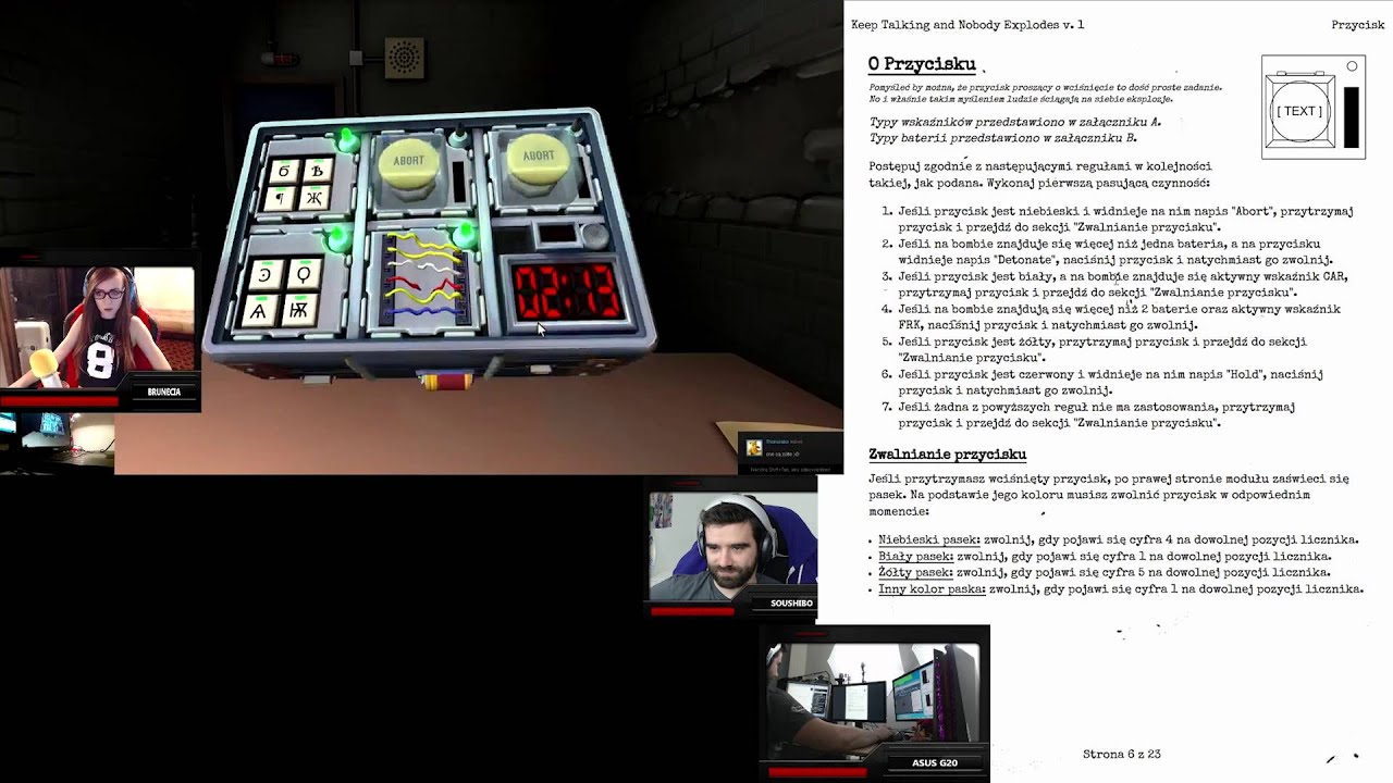 Keep Talking and Nobody Explodes #4 - Brunecia & Sou Shibo na ASUS Play it Cool!