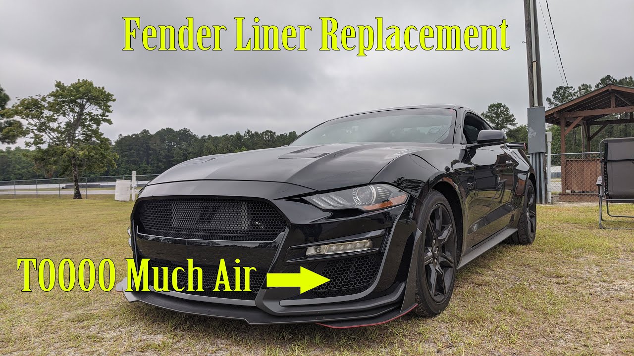 Fender Liner Replacement - GT500 Bumper blew it out - 2019 Mustang GT