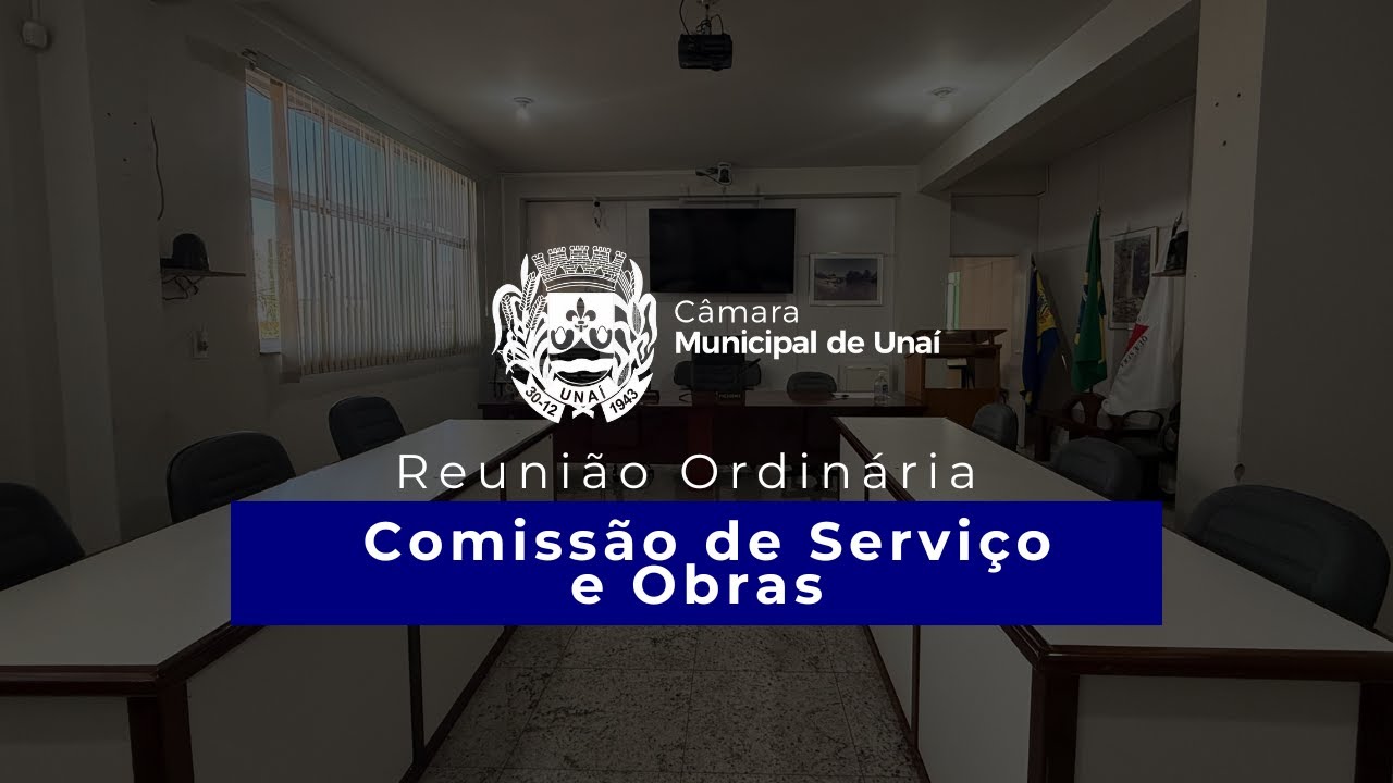 12ª Reunião Ordinária da CSOTVM da Câmara Municipal de Unaí (MG) - 22/12/2025