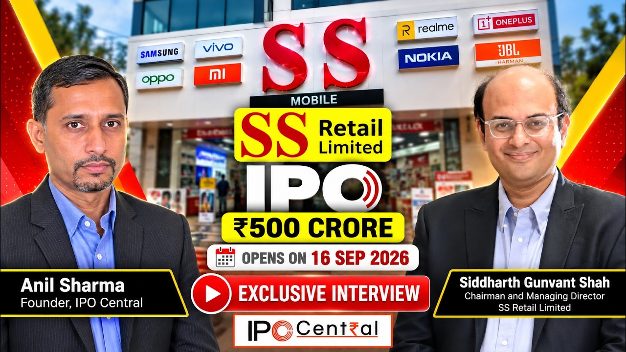 SS Retail IPO Exclusive Interview | MD Siddharth Gunvant Shah Reveals IPO Plans, Growth & Future