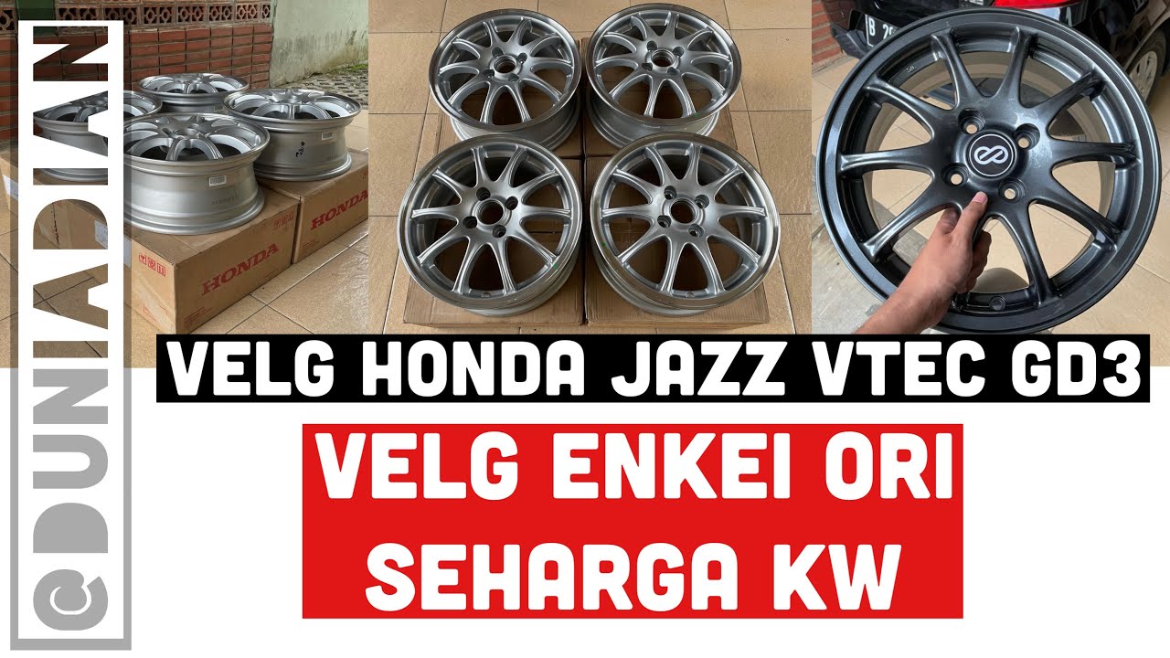 Velg Enkei Ori dari Honda Jazz Vtec GD3 buat Brio | Ganti Velg Honda Brio Part 1