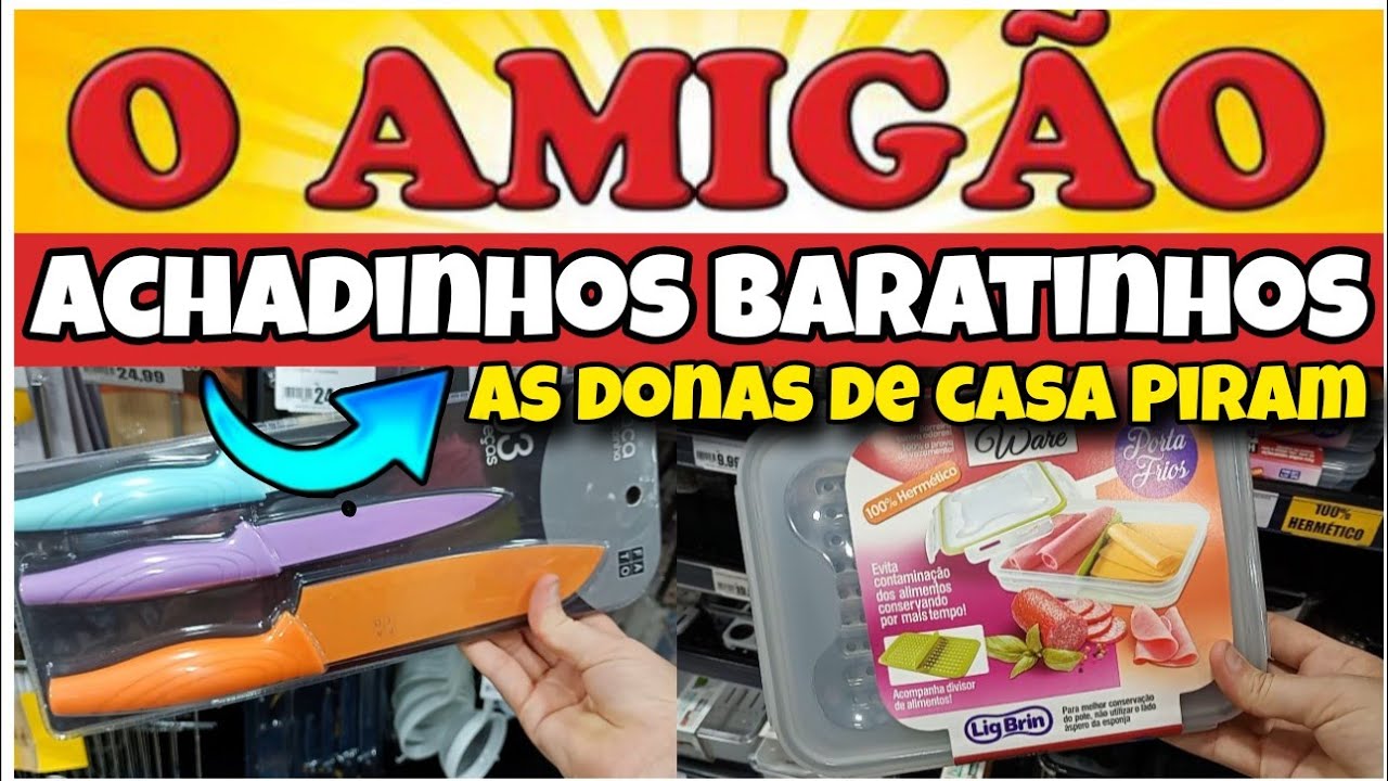 ✅ACHADINHOS LOJA O AMIGÃO💕🏡| MUITAS OFERTAS ✨ MELHOR LOJA DE UTILIDADES DOMÉSTICAS #tour #achadinhos