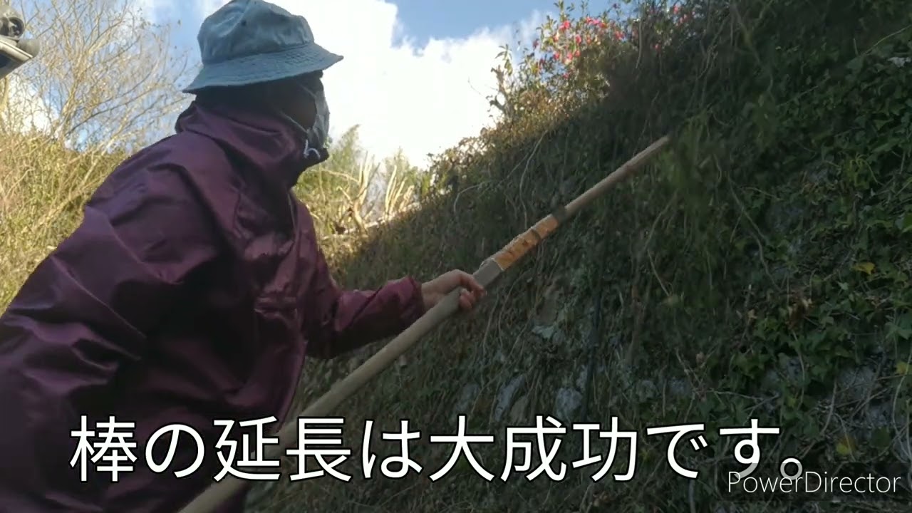 長い鎌も工夫次第で２倍３倍の効果