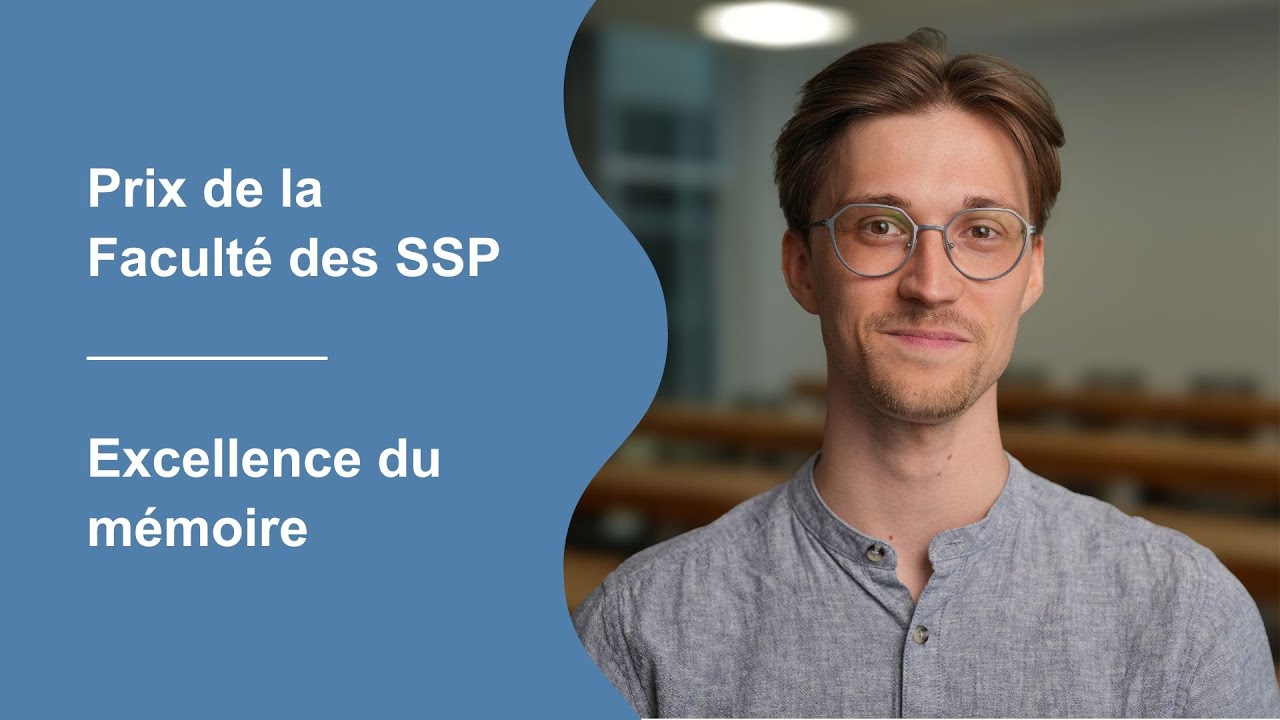 Prix de Faculté 2025 pour l’excellence du mémoire