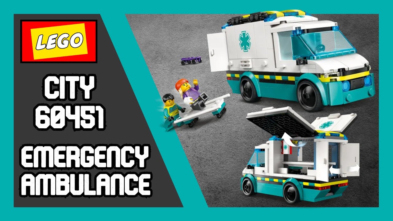 LEGO CITY 60451 EMERGENCY AMBULANCE Speed Build