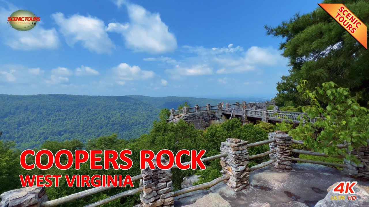 Scenic Tour around Coopers Rock State Park, West Virginia with drone | 4K 60fps | A Glimpse of WV