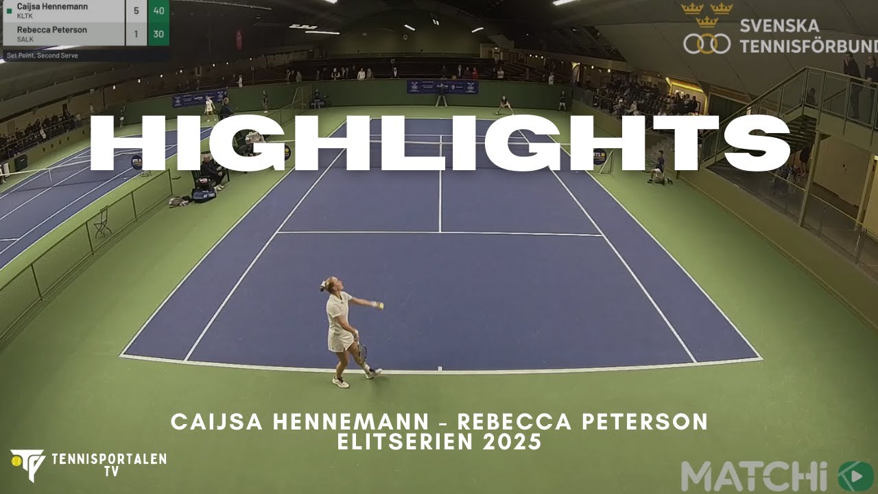 Caijsa Hennemann - Rebecca Peterson, Highlights Elitserien 2025