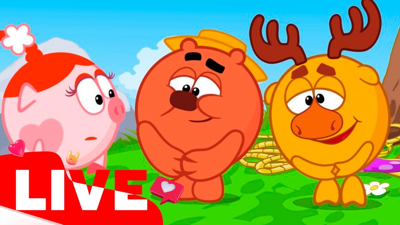 🔴 ПРЯМОЙ ЭФИР! LIVE Смешарики 2D. Новый сезон