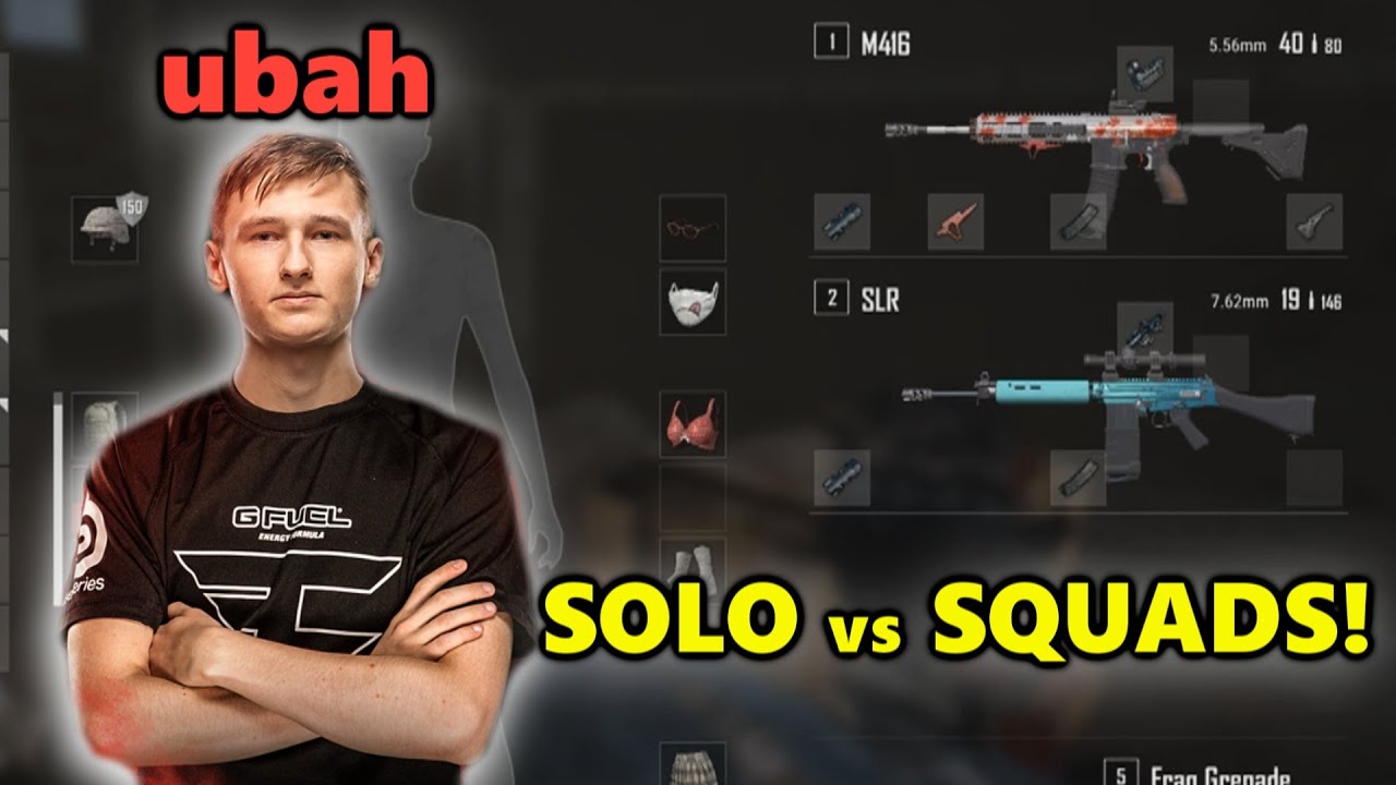 FaZe ubah - M416 + SLR - SOLO vs SQUADS! - Archive Games -  PUBG