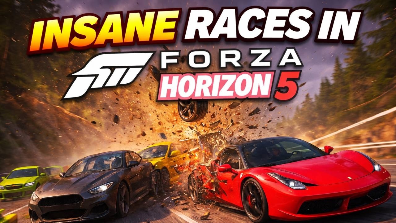 DAY 5 INSANE RACES in Forza Horizon 5 | Crazy Driving & Fun LIVE #ForzaHorizon5 #ForzaHorizon
