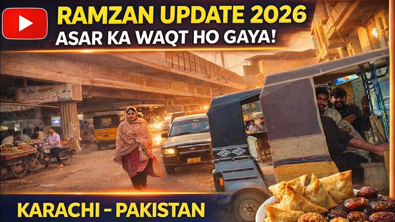 Karachi Ramadan Update | Asar Time Walk Tour | Pakistan 2026