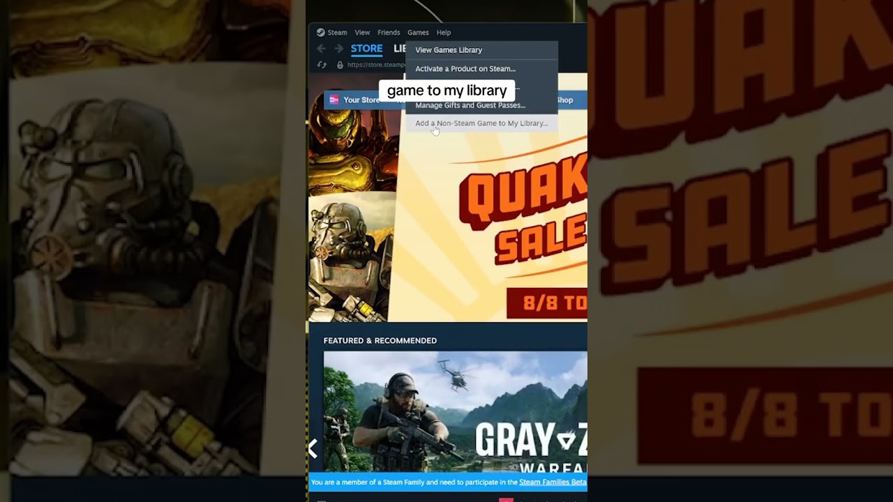 Как добавить не-Steam игру в библиотеку Steam?