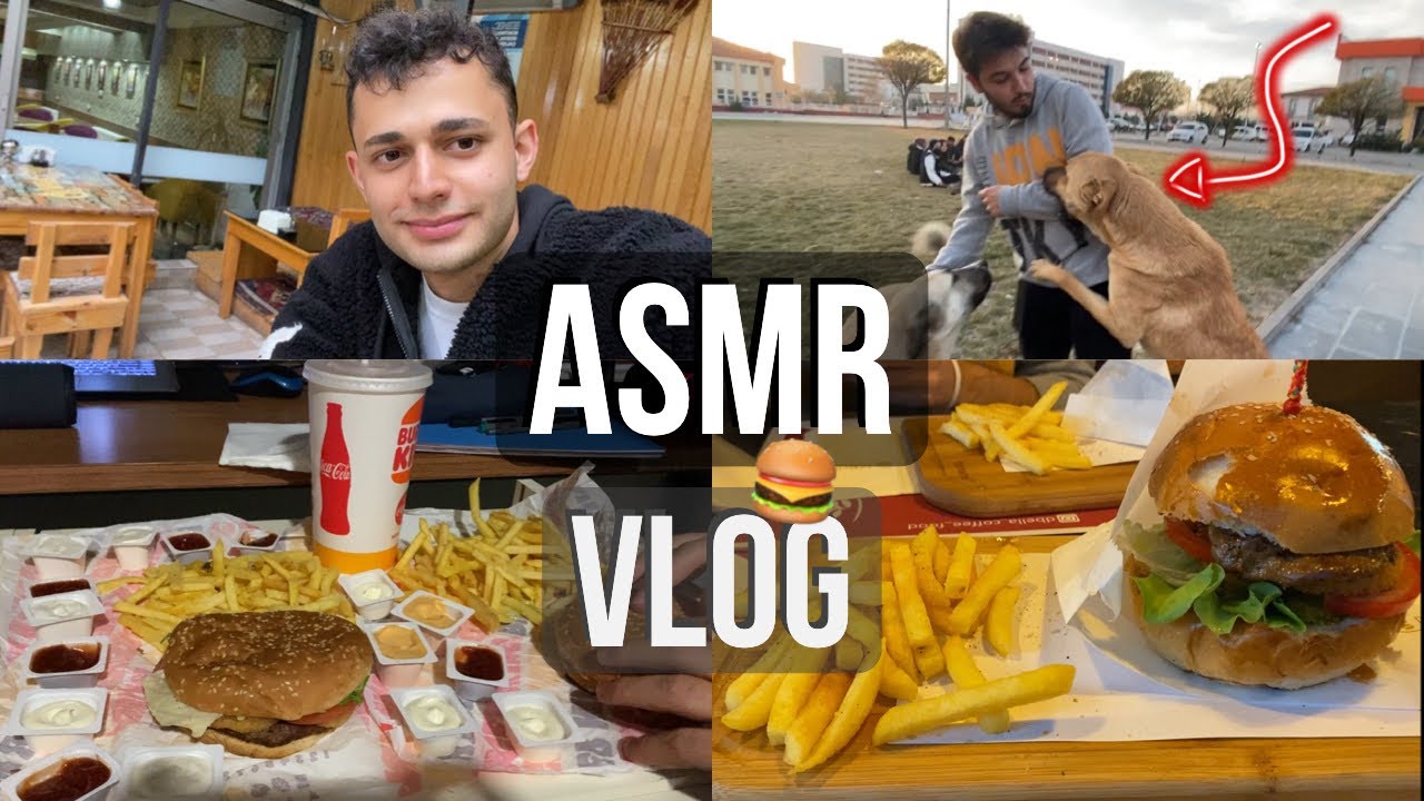 УНИВЕРСИТЕТСКИЙ ВЛОГ С МНОГОМ ТУРЕЦКОЙ ЕДЫ ASMR | ЕДА ASMR | ТУРЕЦКИЙ ASMR | VLOG ASMR | БЕЗМОЛВН...