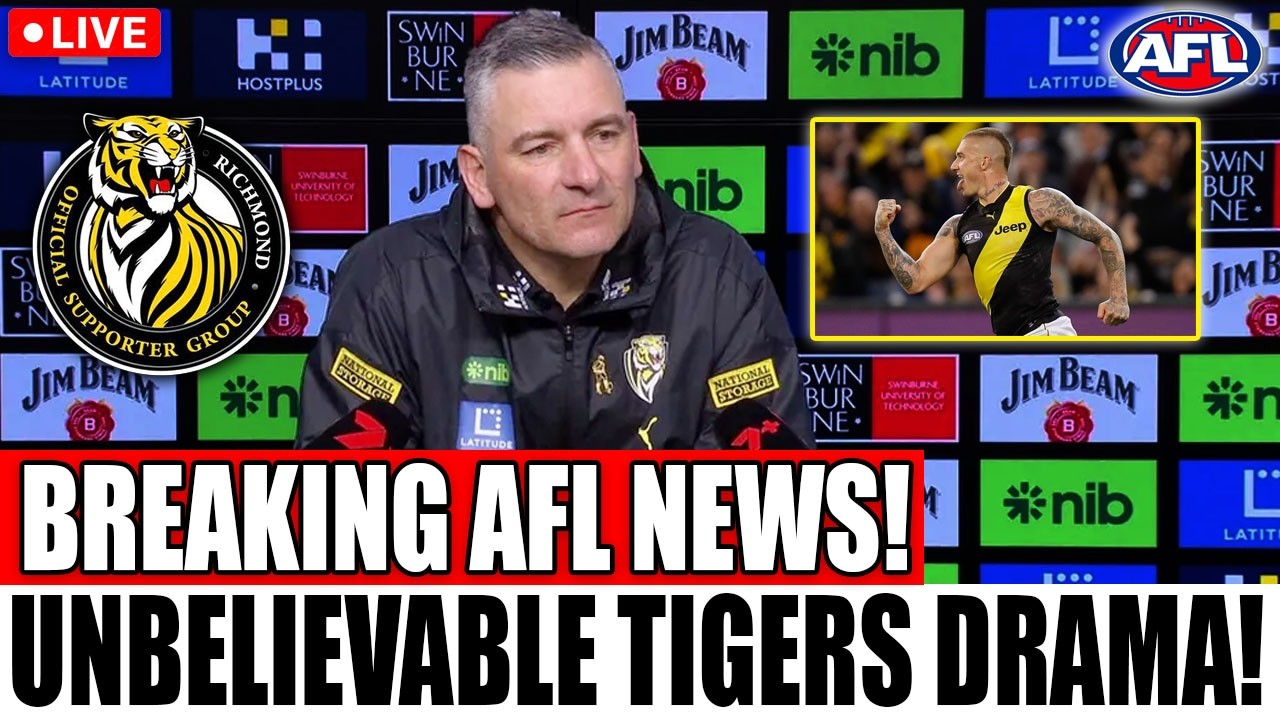 HUGE CONTROVERSY HITS RICHMOND TIGERS! FANS SHOCKED BY AFL BREAKING NEWS 🐯