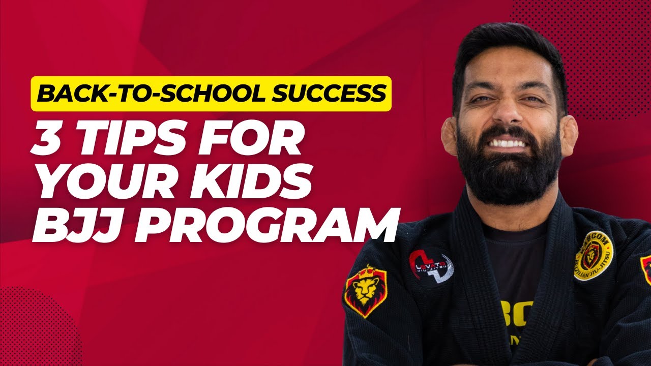 Back-to-School Success: 3 Tips For Kids BJJ Programs