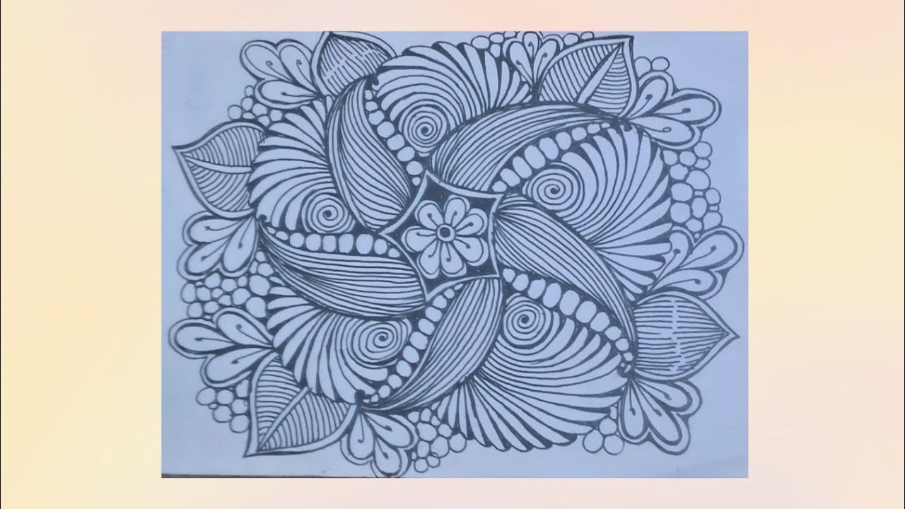 #zentanglepattern#zenart # stepbystep for beginners #zendoodleart#zentangle #zentangleart#doodleart