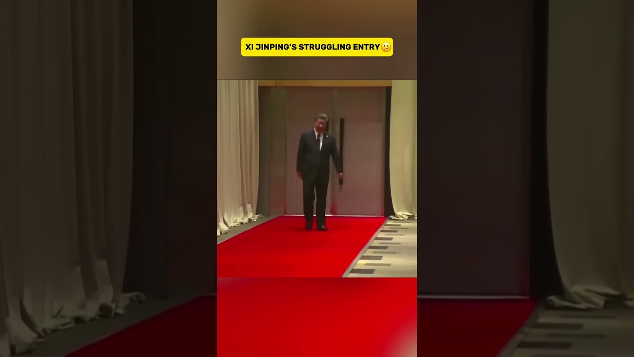 Xi jinping confused entry😵&zwj;💫 Vs Putin&rsquo;s lion walk🦁 #worldleaders #putin #powermove #viralvideo