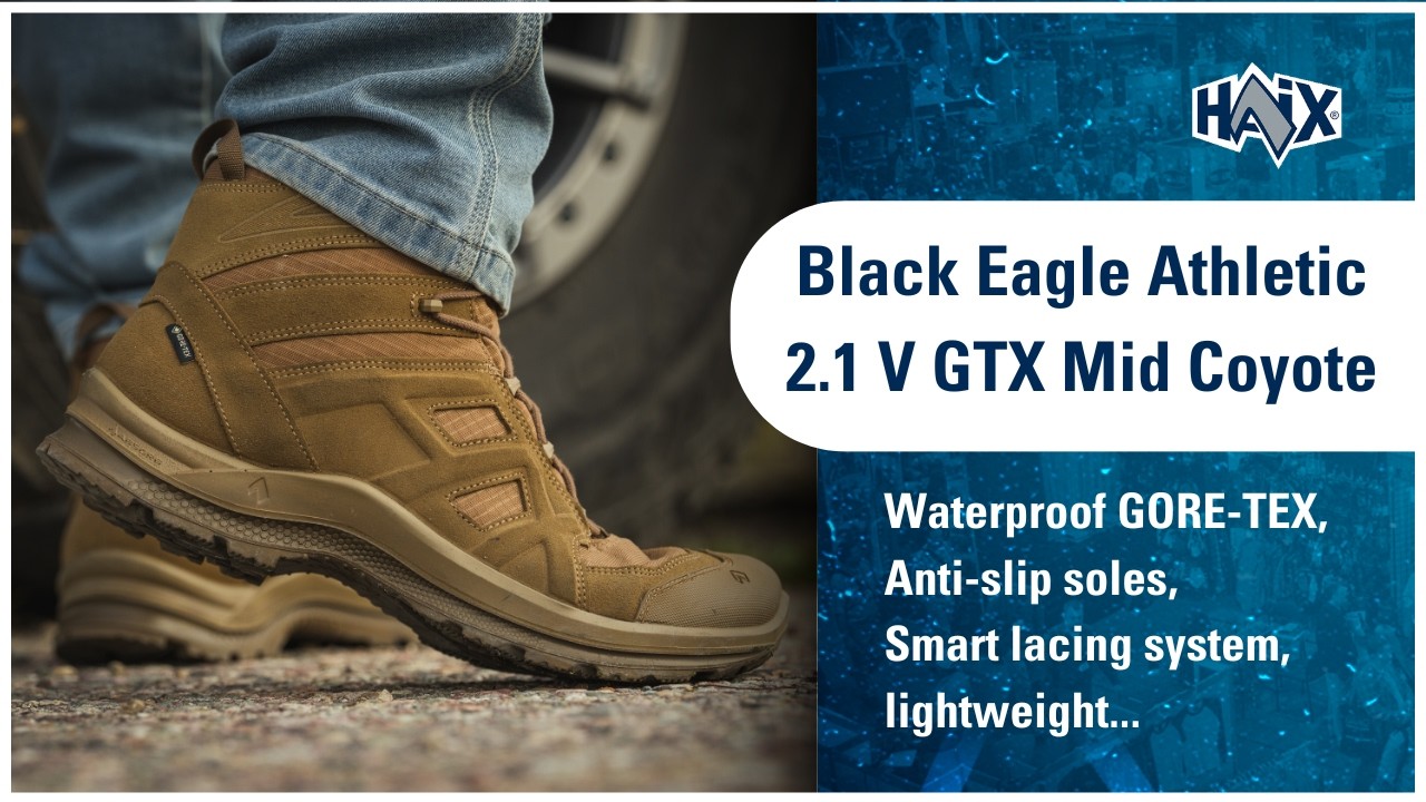 HAIX® Black Eagle® Athletic 2 1 V GTX Mid: Next Level Footwear