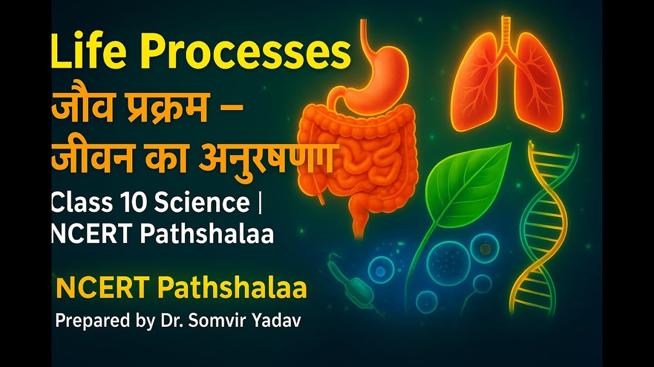 🔬 Life Processes | जैव प्रक्रम – जीवन का अनुरक्षण | Class 10 Science NCERT | NCERT Pathshalaa |