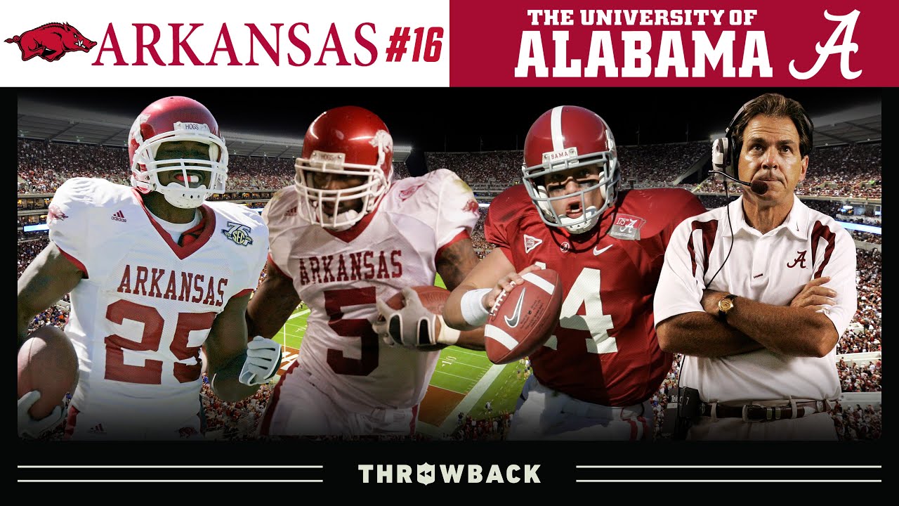 Saban's 1st SEC Home Game is WILD! (#16 Arkansas vs. Alabama 2007, September 15)