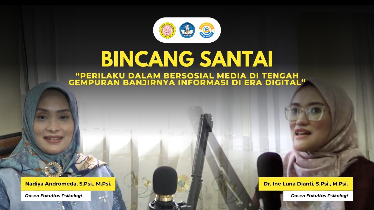 BINCANG SANTAI | PERILAKU BERMEDIA SOSIAL DI TENGAH BANJIR INFORMASI ERA DIGITAL