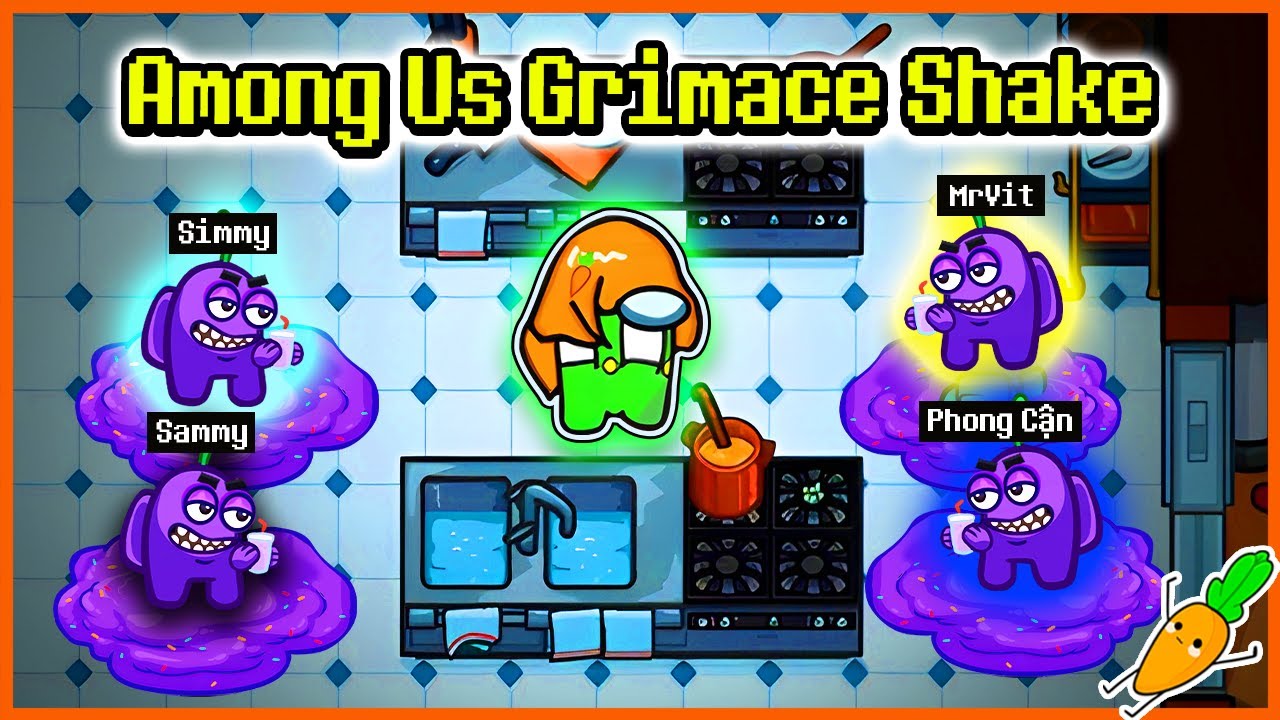 AMONG US HERO TEAM: Kamui Gặp GRIMACE SHAKE  Là Kẻ Giả Mạo