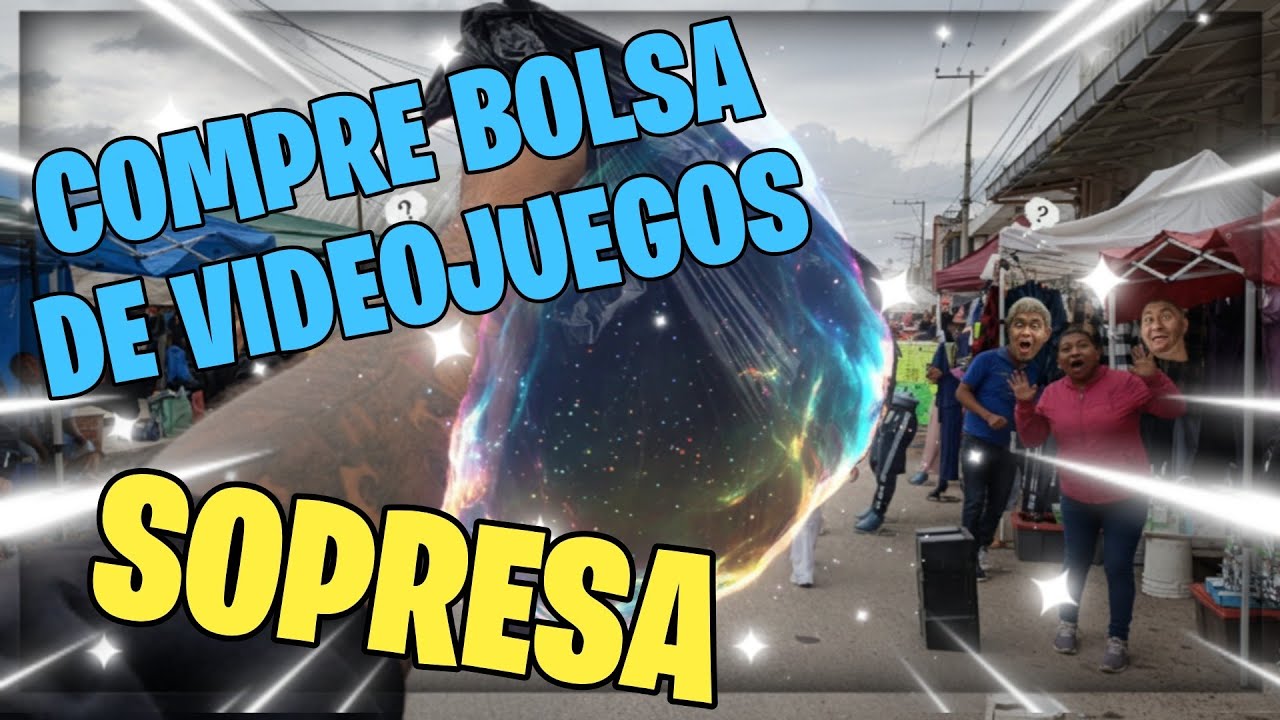 COMPRE un LOTE de VIDEOJUEGOS si saber que me LLEVAR&Iacute;A una SORPRESA🥴 #tianguis #retrogaming #gamer