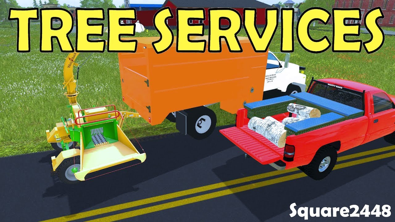 Farming Simulator 17 Tree Service - Storm CleanUp - New Tree Truck