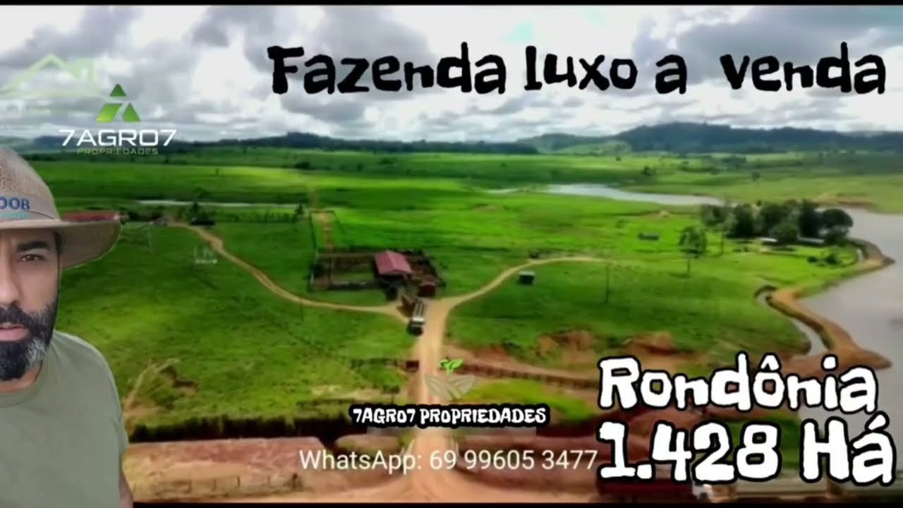 Fazenda luxo a venda de 1.408 há em Rondônia 