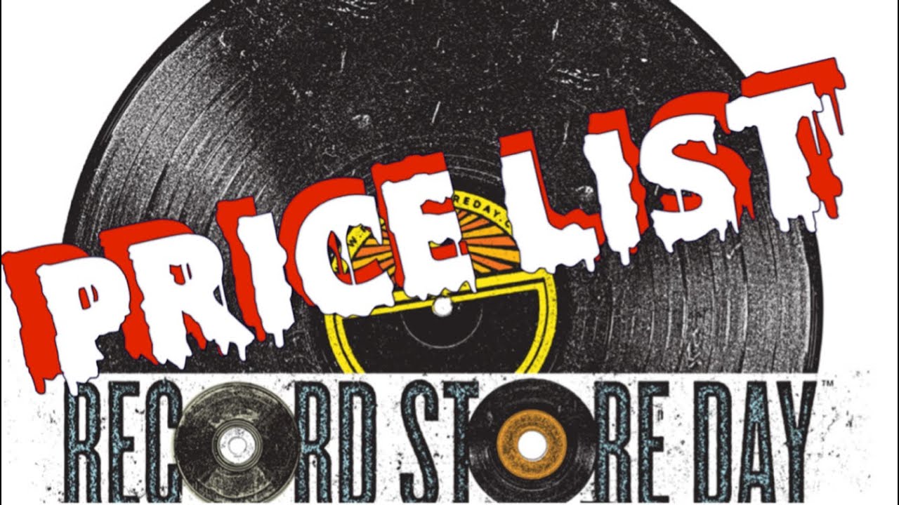 Record Store Day 2023 Price List.  Suggested Retail Price for RSD 2023 Vinyl Community