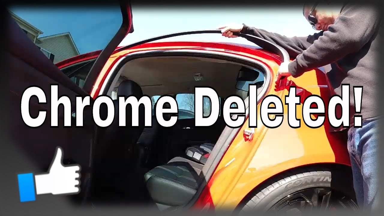 Chrome Delete Chevy SS Blackout Window Trim