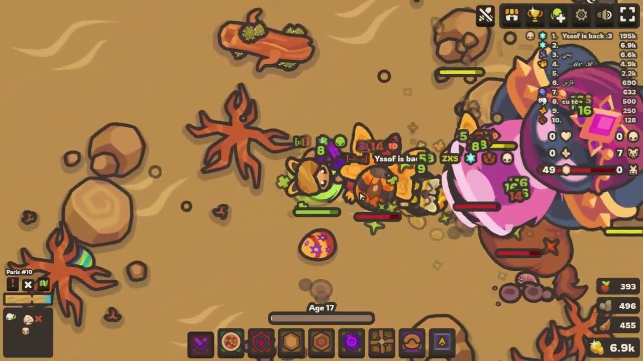 taming io tripl spike and pvp